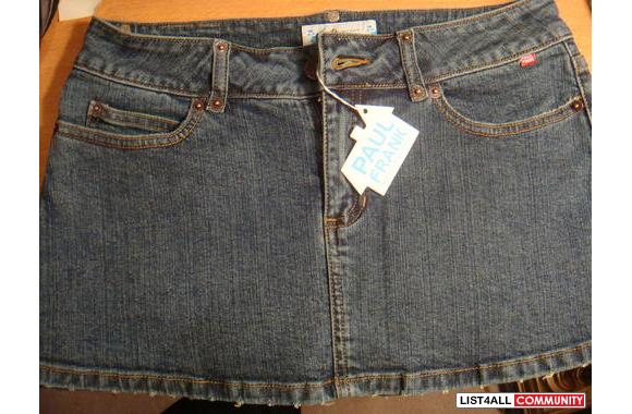 PAUL FRANK  Denim SkirtBRAND NEW WITH TAG denim sk