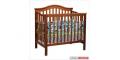dark wood 3 in one crib millenium dellta crib&nbsp; with out mattress