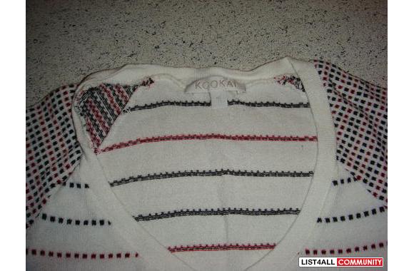 kookai v neck top