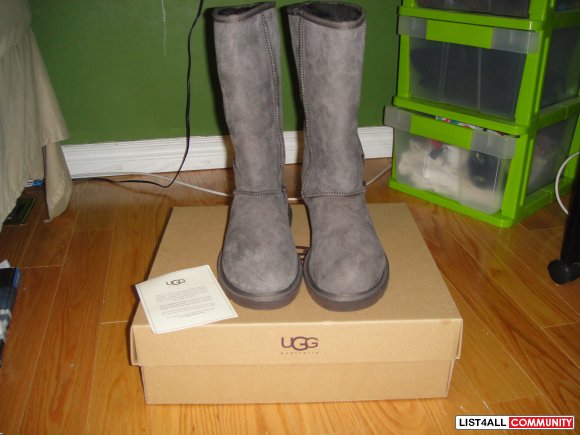NEW IN BOX: Womens Classic Chocolate Tall Uggs