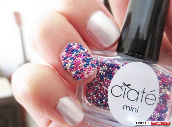 Ciate Mini Caviar Beads Glitter Prom Queen Manicure Nail Polish Ciate Mini Caviar Beads Glitter Prom Queen Manicure Nail Polish A