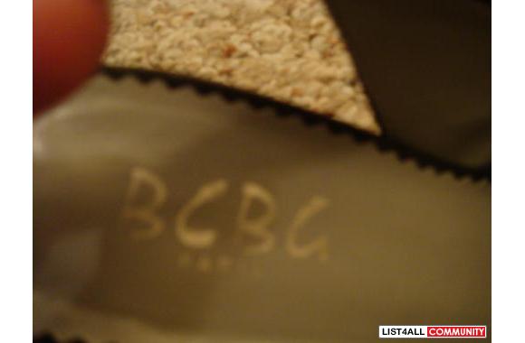 BCBG black high heel stilletto