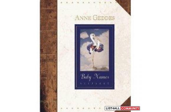 ANNE GEDDES BABY NAMES KEEPSAKE BOOK.According to 