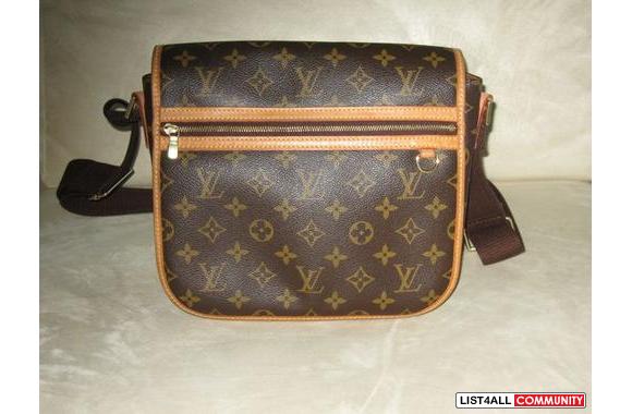 This LOUIS VUITTON Messenger PM Bosphore (Model #M
