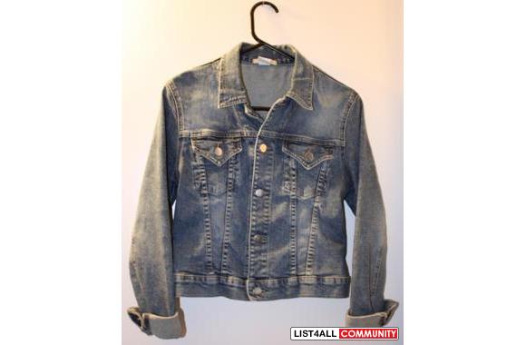 Forever 21 Cropped Jean Jacket