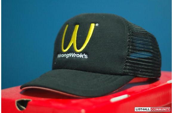Wrongwroks WcDonald's Cap- Very deadstock, made from a softer material