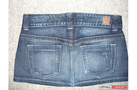 Guess jean skirt size 26, new without tagsNOW $15!