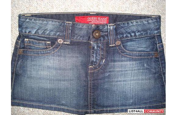 Guess jean skirt size 26, new without tagsNOW $15!