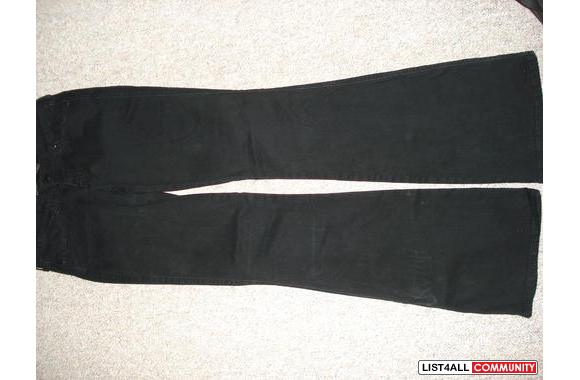 Two pairs of black mavi jeans, great for work._1st