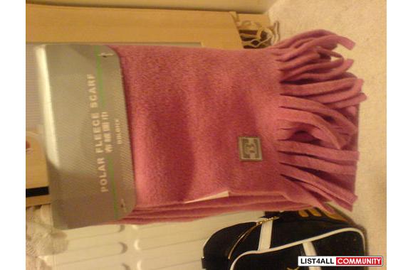 BNWT Pink scarf. Really warm fabric.