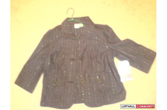 BWNT ROXY SWING JACKET.Doesn't fit my style...look