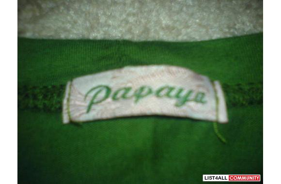 papaya tee.really new.10/10 condition.extremely cu