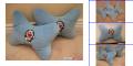 Automobile Interior Decor - 2 Sky Blue Head Rest Cushions