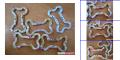 Special Pattern Dog Bone Shape Hook - Decorative