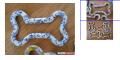 Special Pattern Dog Bone Shape Hook - Decorative