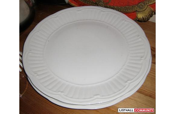 White Large Plate