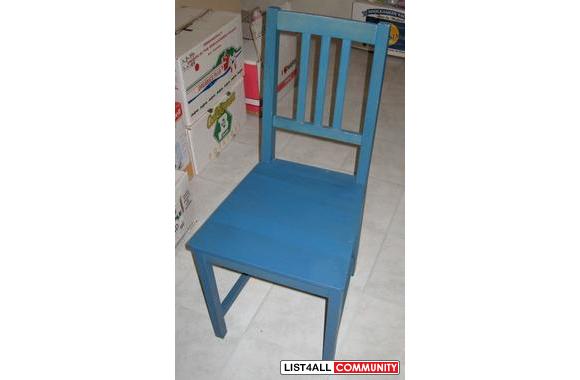 Blue Dining Chair&nbsp; $5