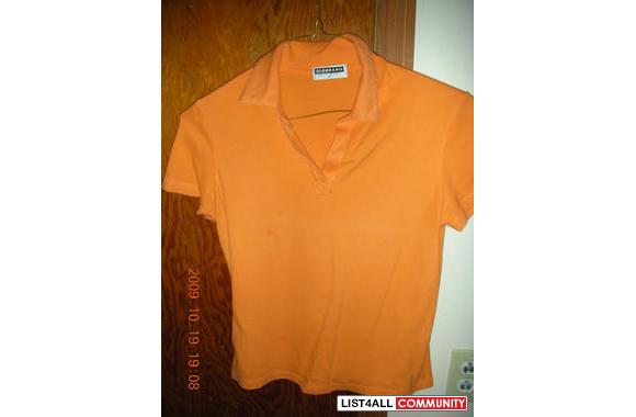 GIORDANO (Orange &amp; Red T-Shirt)- excellent condition 10/8&nbsp;the