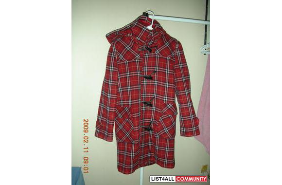 KOREAN STYLE WOOL JACKET WITH HOOD - to small for me, the size is Medi