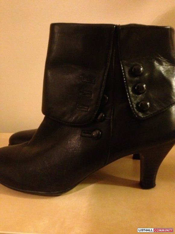 black booties size 8.5