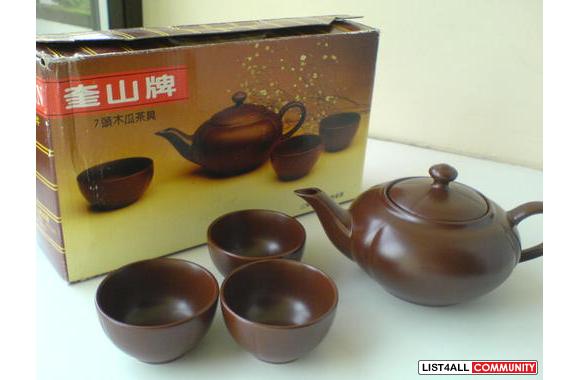 Pottery tea set, bought from China years ago&nbsp;