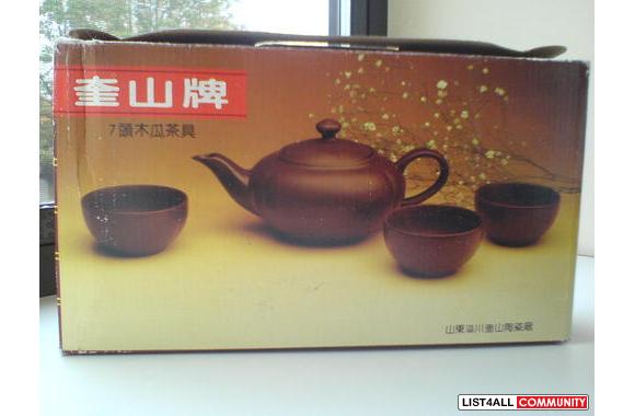Pottery tea set, bought from China years ago&nbsp;