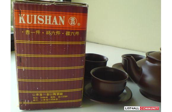 Pottery tea set, bought from China years ago&nbsp;