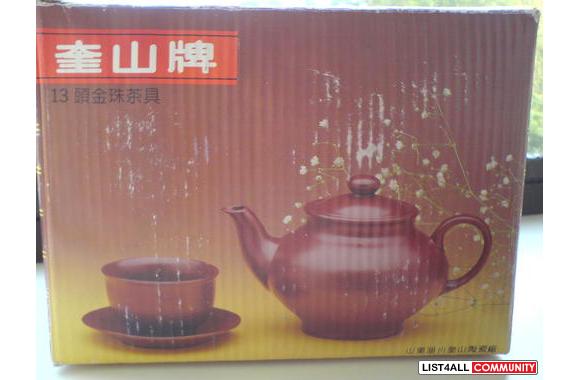 Pottery tea set, bought from China years ago&nbsp;