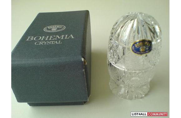 'Bohemia' crystal toothpick holder
