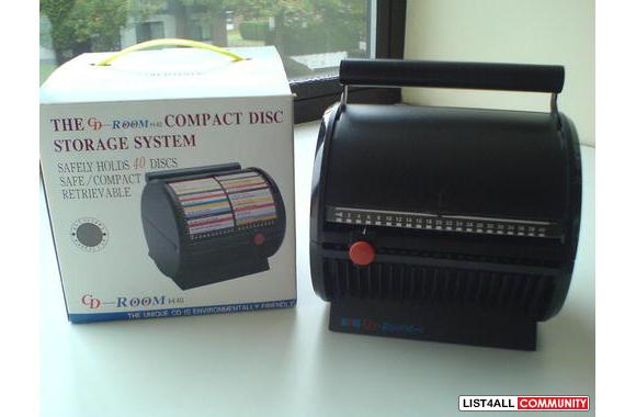 CD storage box, holds 40 discs