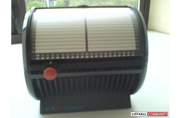 CD storage box, holds 40 discs