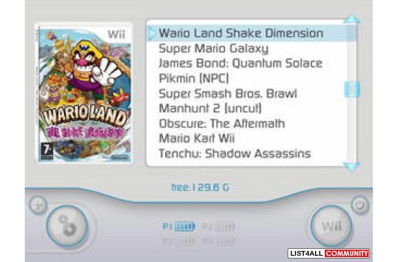 140 Wii Games can play on Hard Drive#&nbsp; Unlock