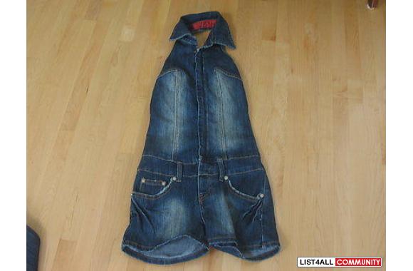 XXS&nbsp;CUTE jean summer zip-up&nbsp;outfit&nbsp;