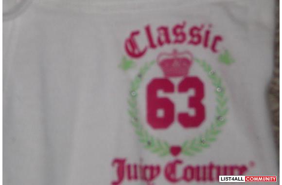 XS/P JUICY COUTURE SUITE*Cotton material with gems