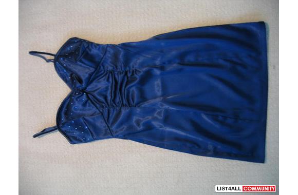 GUESS &nbsp;- &nbsp;Satiny Blue Dress