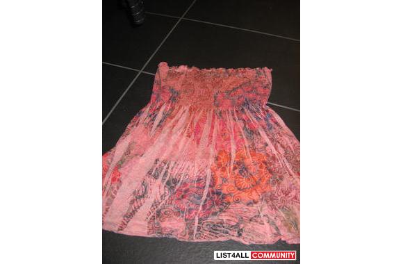 tube top size small 