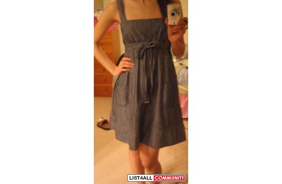 GUESS JEAN DRESS XS