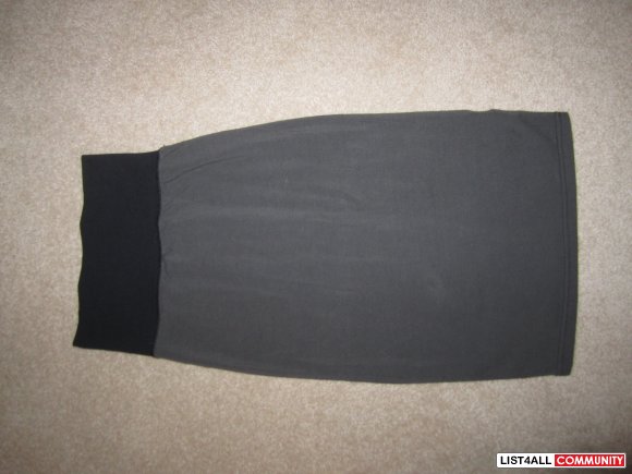 WILFRED Grey Tube Skirt XXS