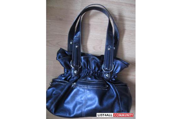 Authentic navy blue Kathy Van Zeeland purse