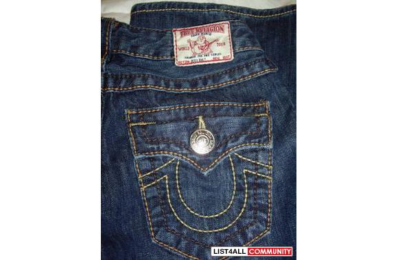True Religion  AUTHENTIC  Joey  New   Multi  BigT 