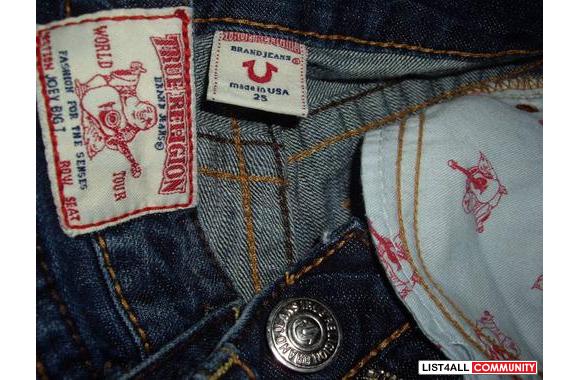 True Religion  AUTHENTIC  Joey  New   Multi  BigT 