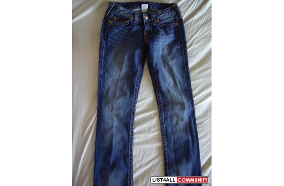 True Religion  AUTHENTIC  Johnny  BigT   Brown sti