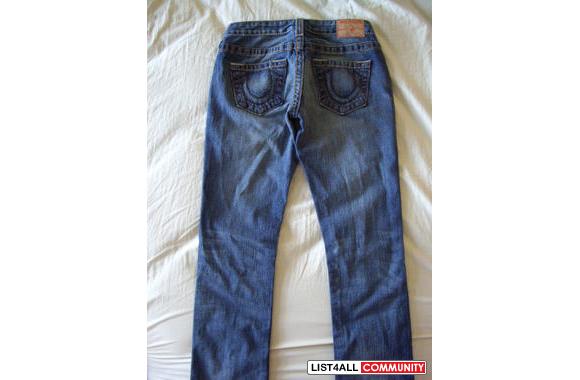 True Religion  AUTHENTIC  Johnny  BigT   Brown sti