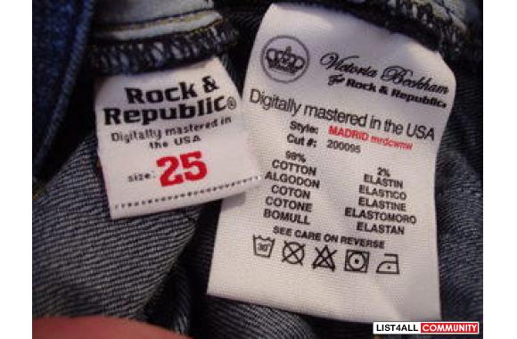 Authentic Rock & Republic Madrid White Crown i