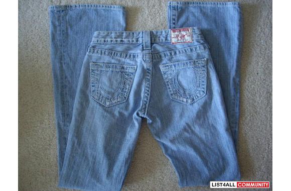 True Religion AUTHENTIC Bobby BigT in SuperLightVintage Size 25
