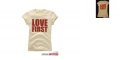 NWT AEROPOSTALE LOVE FIRST T-SHIRT SZ S