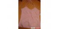NWT GARAGE PINK HALTER TOP SZ L