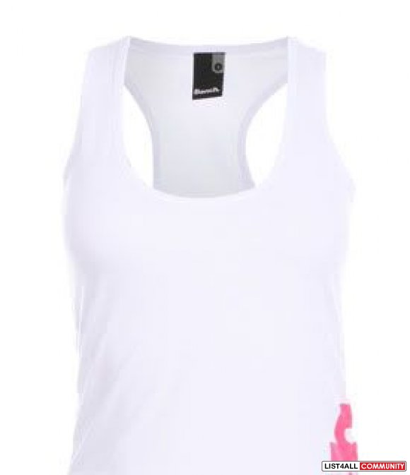 NWT BENCH WHITE VOLLEY VEST TANK TOP XS