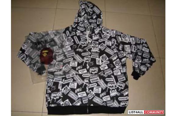 New stock for Bape, BBC, CLH, LRG and Lacoste hood