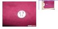 Lululemon maroon coloured short sleeved tee with silver threading